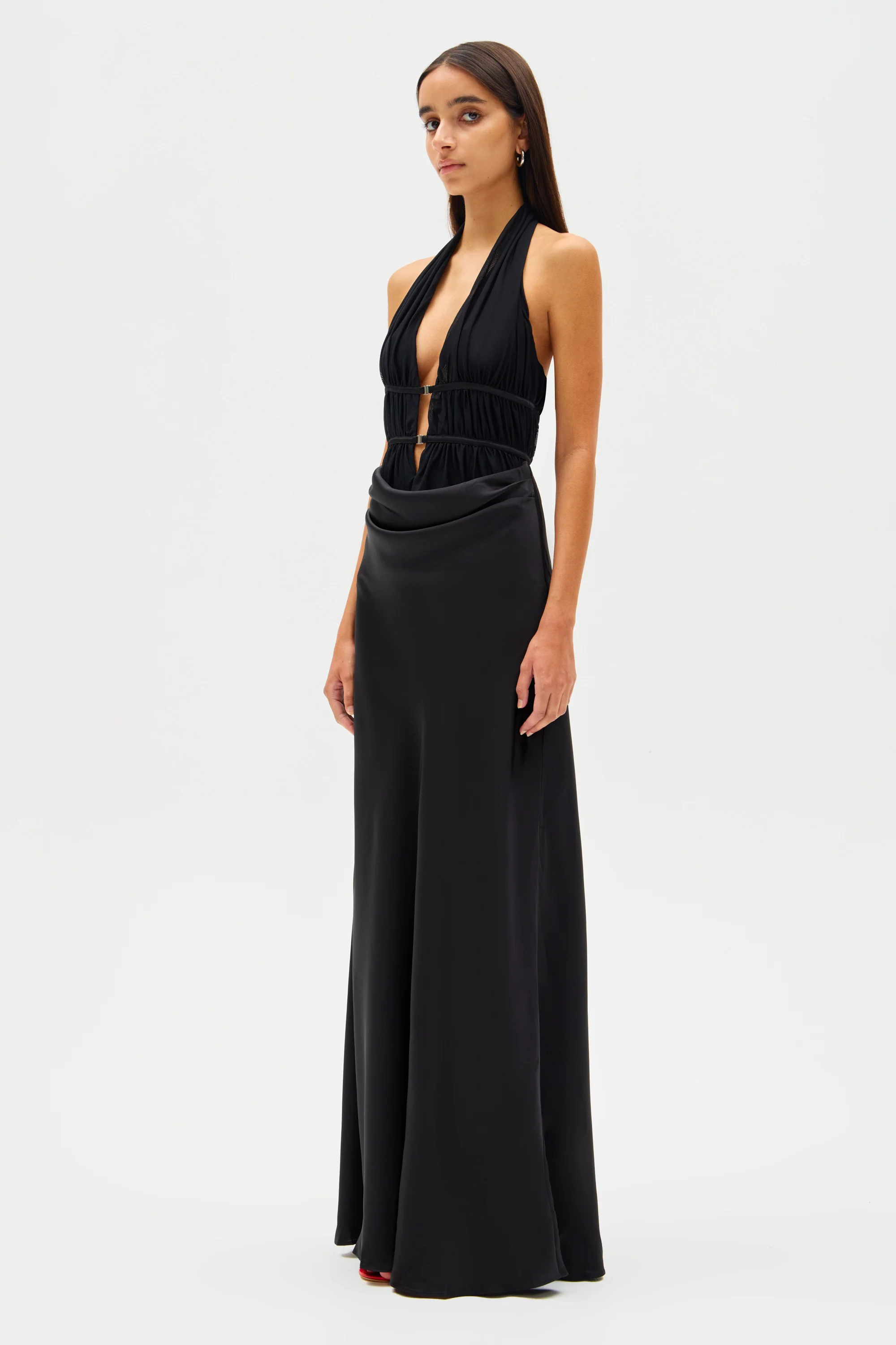 CELINE SATIN MAXI DRESS - Image 3