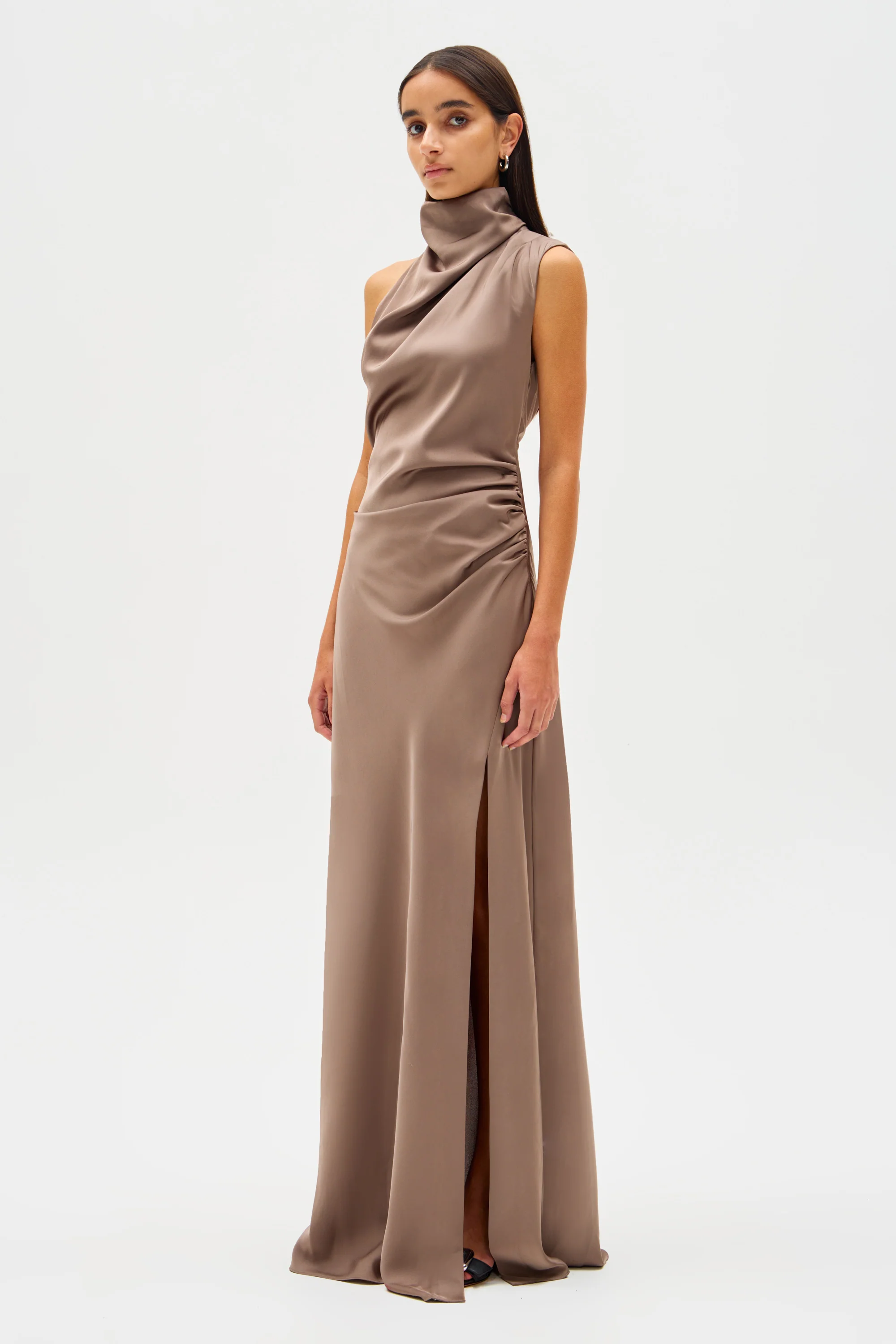 THE CONSTANTINA SATIN DRESS - Image 3
