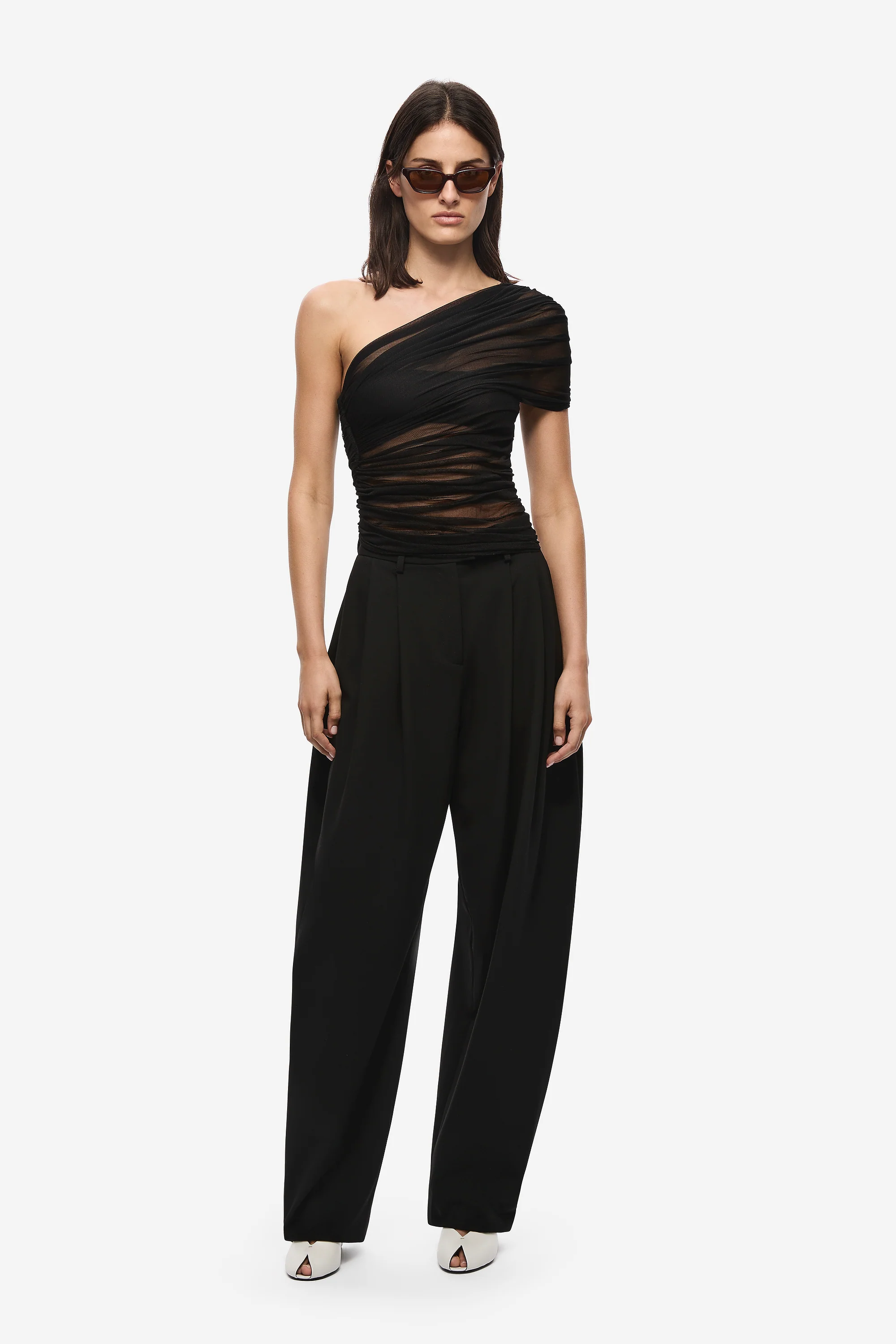 THE INTERWOVEN SILK TULLE TOP - Image 3