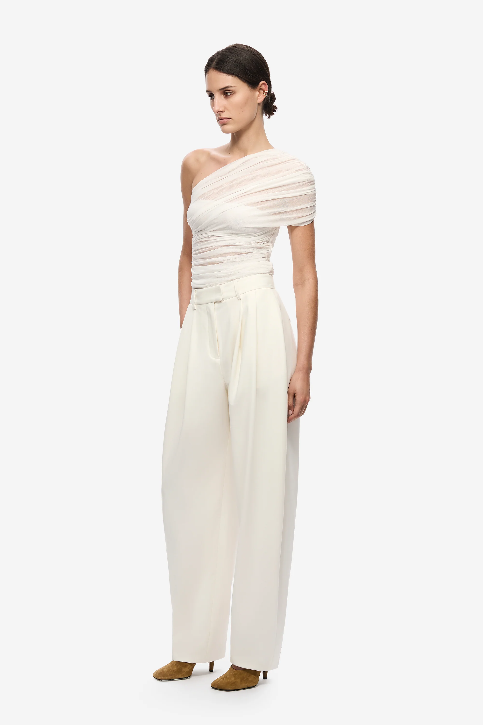 THE INTERWOVEN SILK TULLE TOP - Image 3