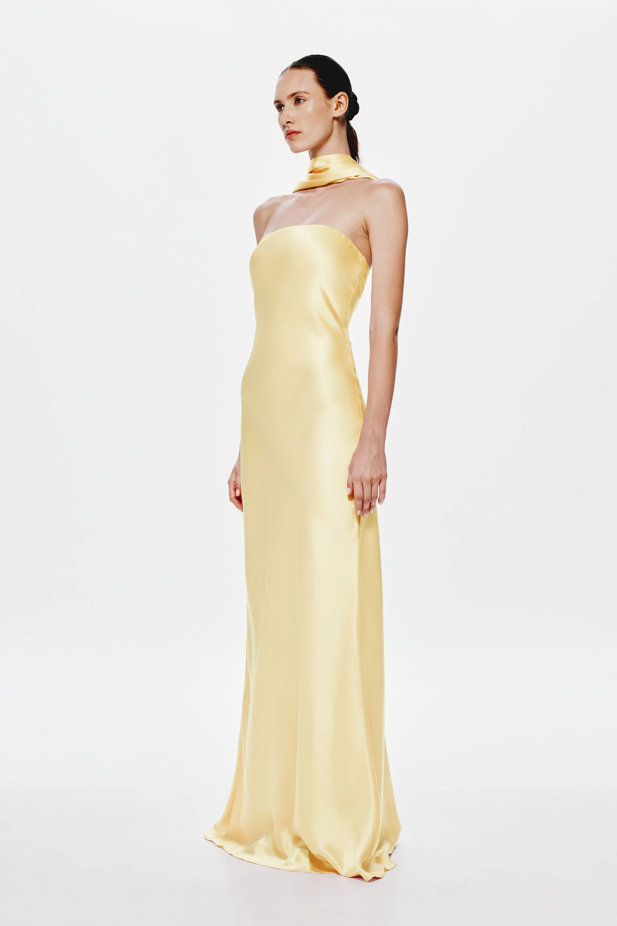 THE LILIA SATIN DRESS - Image 3