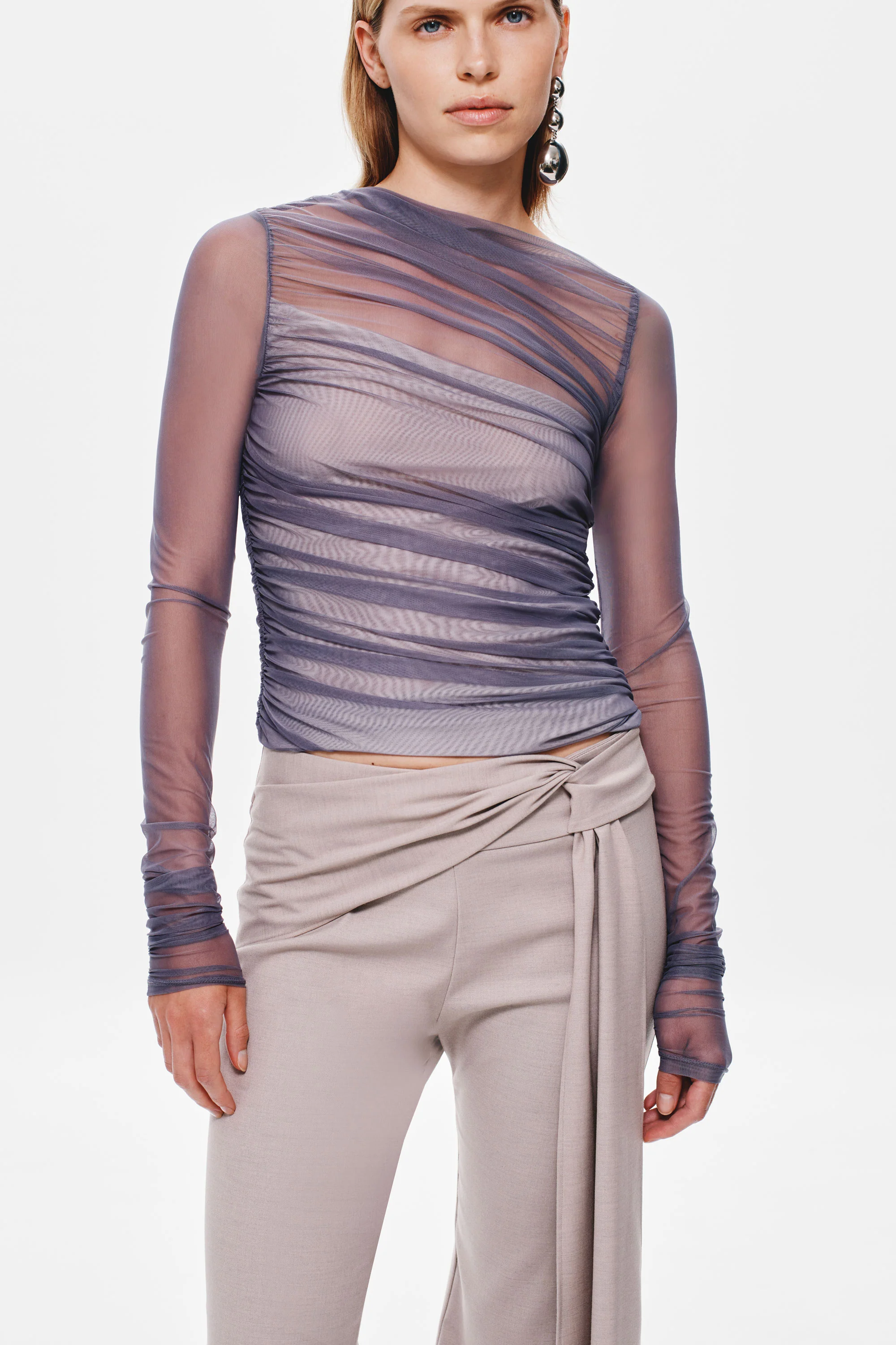 THE 'LUCID' MESH LONG SLEEVE TOP - Image 4