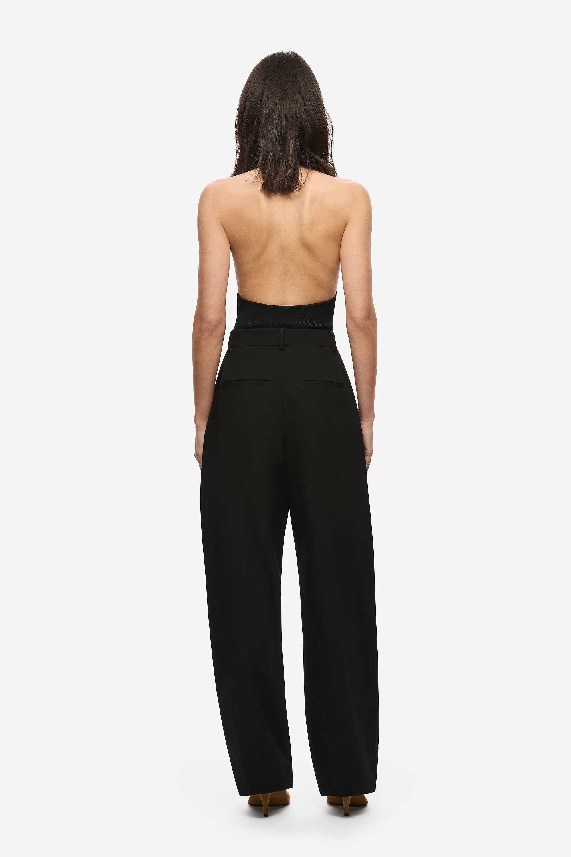 THE MEZZALUNA PLEATED BARREL LEG TROUSER - Image 4