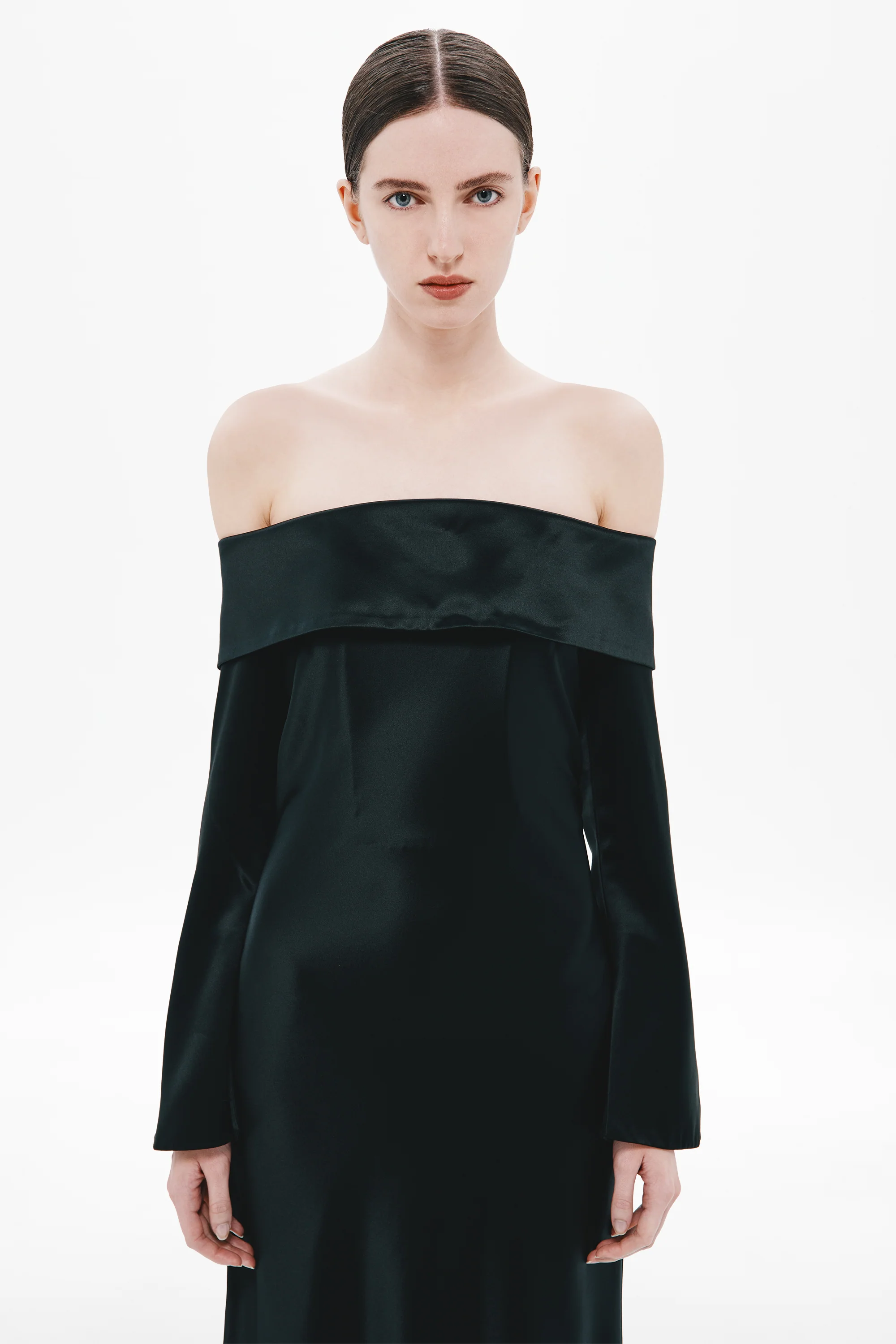 THE BIANCA SATIN DRESS - Image 5