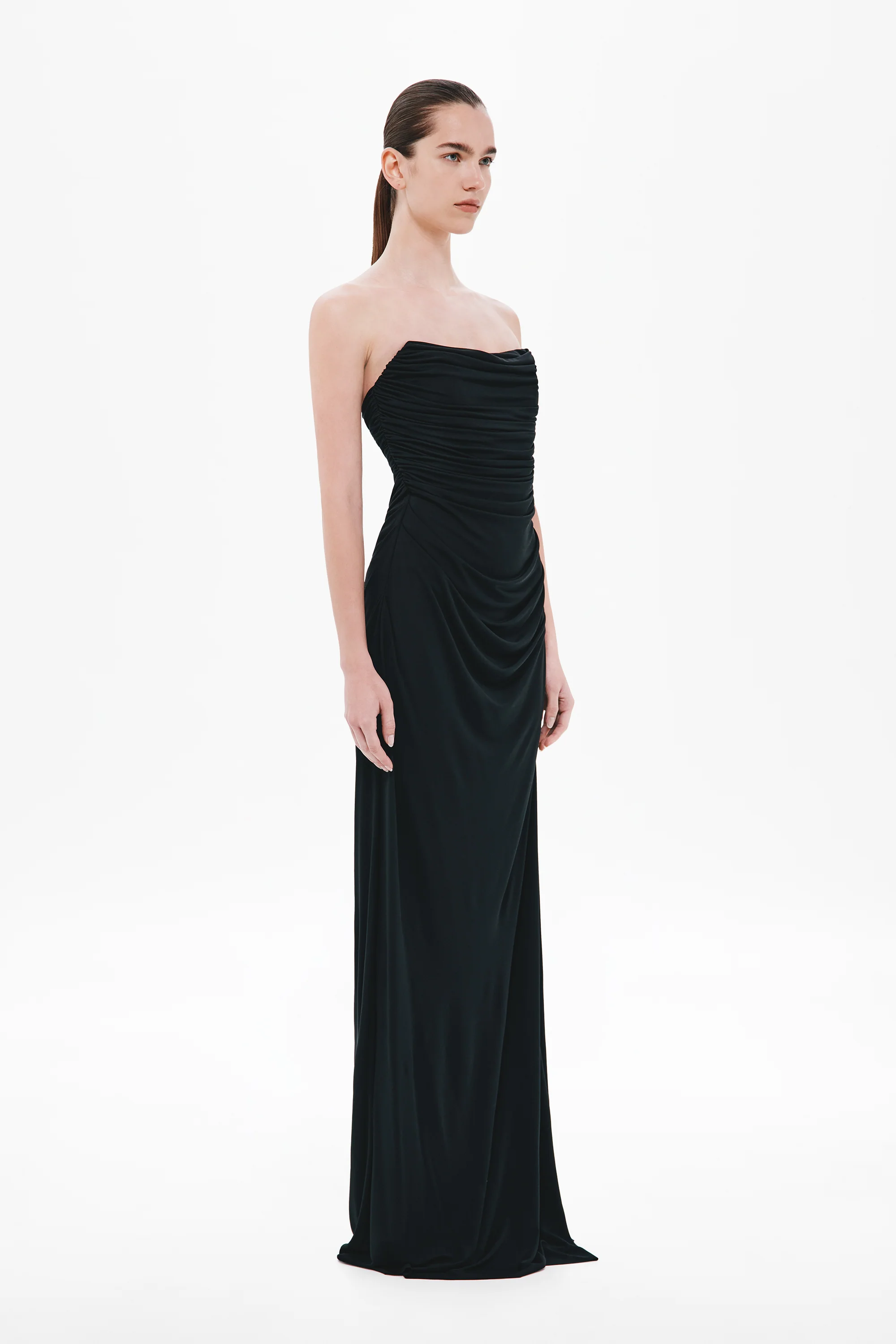 THE DRY JERSEY DRAPED DRESS - Image 3